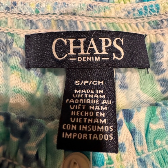 Women’s Chaps Paisley Print Shirt Size Small New With Tags - Picture 10 of 16